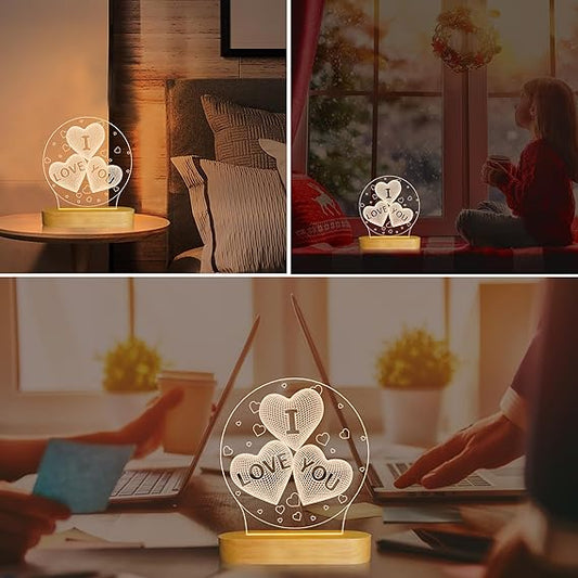 Infinity Love Lamp 3D LED